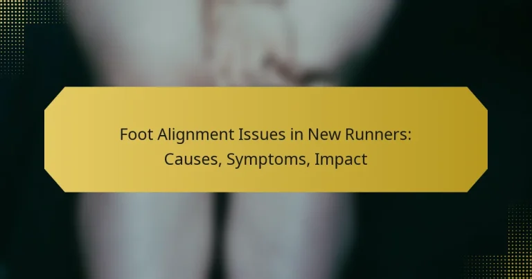 Foot Alignment Issues in New Runners: Causes, Symptoms, Impact