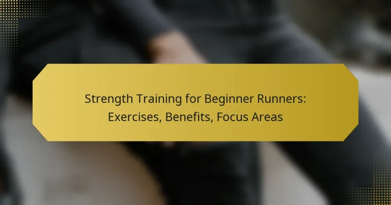 Strength Training for Beginner Runners: Exercises, Benefits, Focus Areas