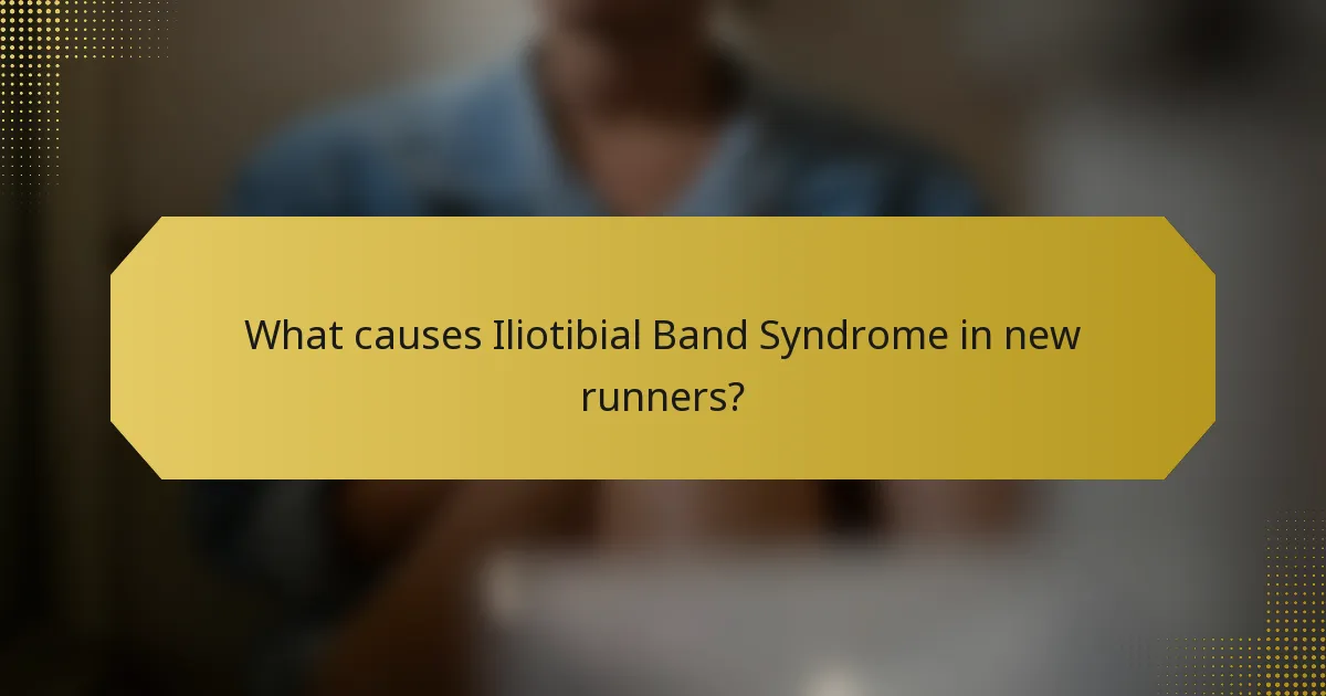 What causes Iliotibial Band Syndrome in new runners?